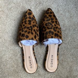 Shein Leopard Mules